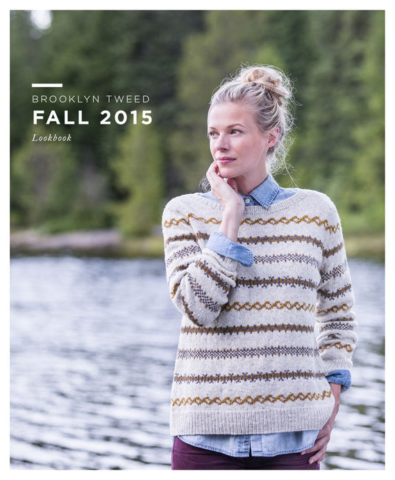 Fall 2015 | Knitting Pattern Collection Lookbook Cover by Brooklyn Tweed