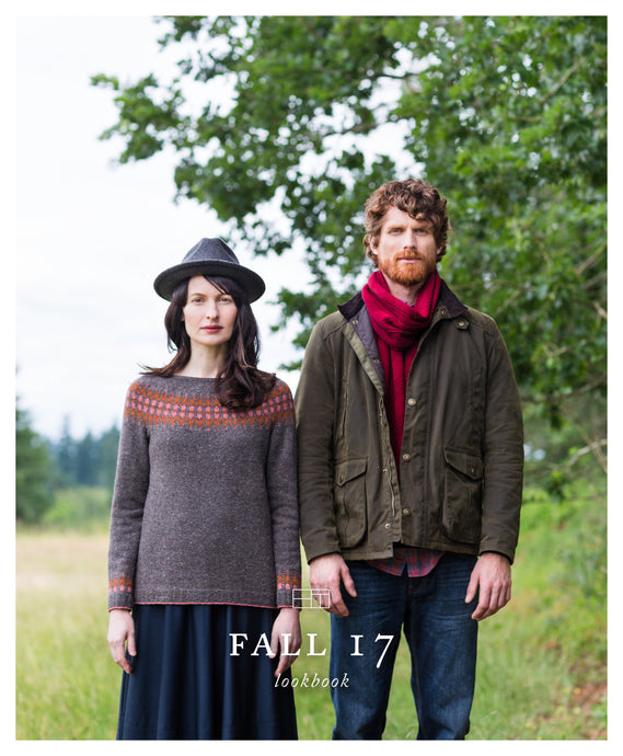 Fall 2017 | Knitting Pattern Collection Lookbook Cover by Brooklyn Tweed