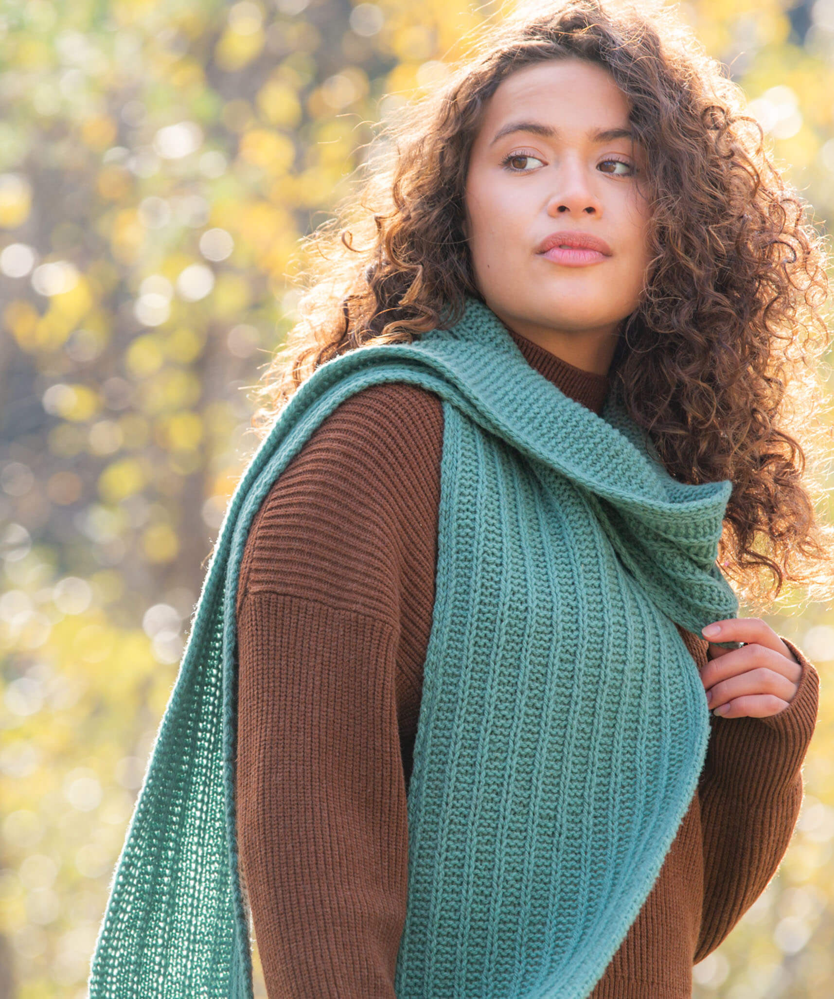Dunaway Scarf, Knitting Pattern by Julie Hoover