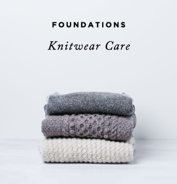 Foundations: Knitwear Care – Knitting Tutorial