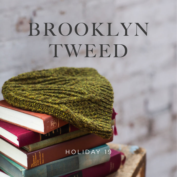 Holiday 2019 | Knitting Pattern Collection Lookbook Cover by Brooklyn Tweed