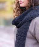 Roil Scarf | Handknit Design Sample | Brooklyn Tweed