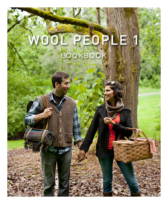Wool People 1 | Knitting Pattern Collection Lookbook Cover by Brooklyn Tweed