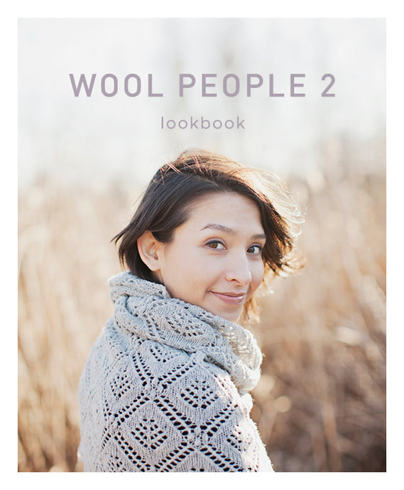 Wool People 2 | Knitting Pattern Collection Lookbook Cover by Brooklyn Tweed