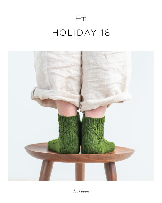 Holiday 2018 | Knitting Pattern Collection Lookbook Cover by Brooklyn Tweed