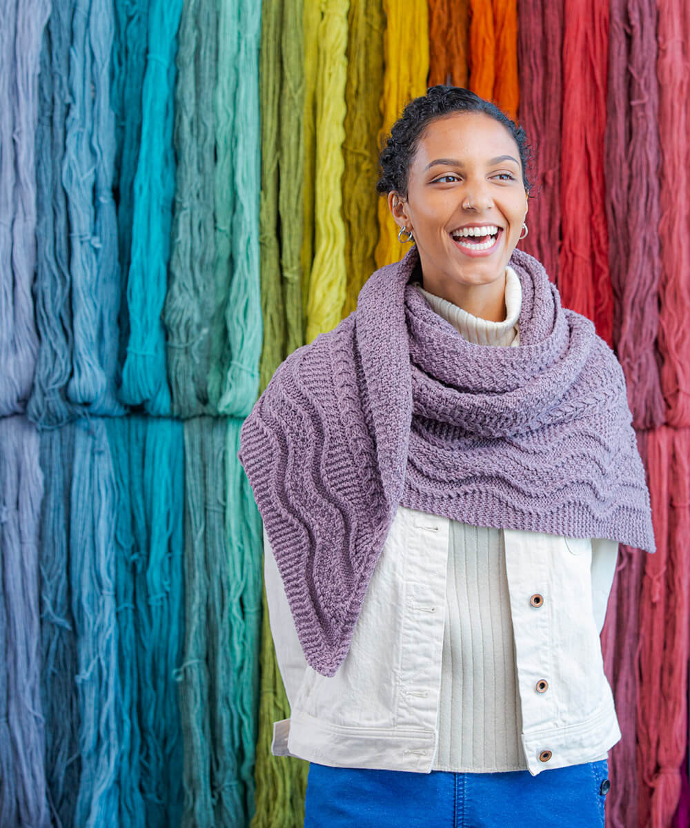 Double Sided Knit Stole Pattern Joey Knitted Double Sided Scarf