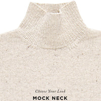 Box Pullover | COLLAGE Customizable Knitting Pattern by Jared Flood | Brooklyn Tweed - Mock Neck