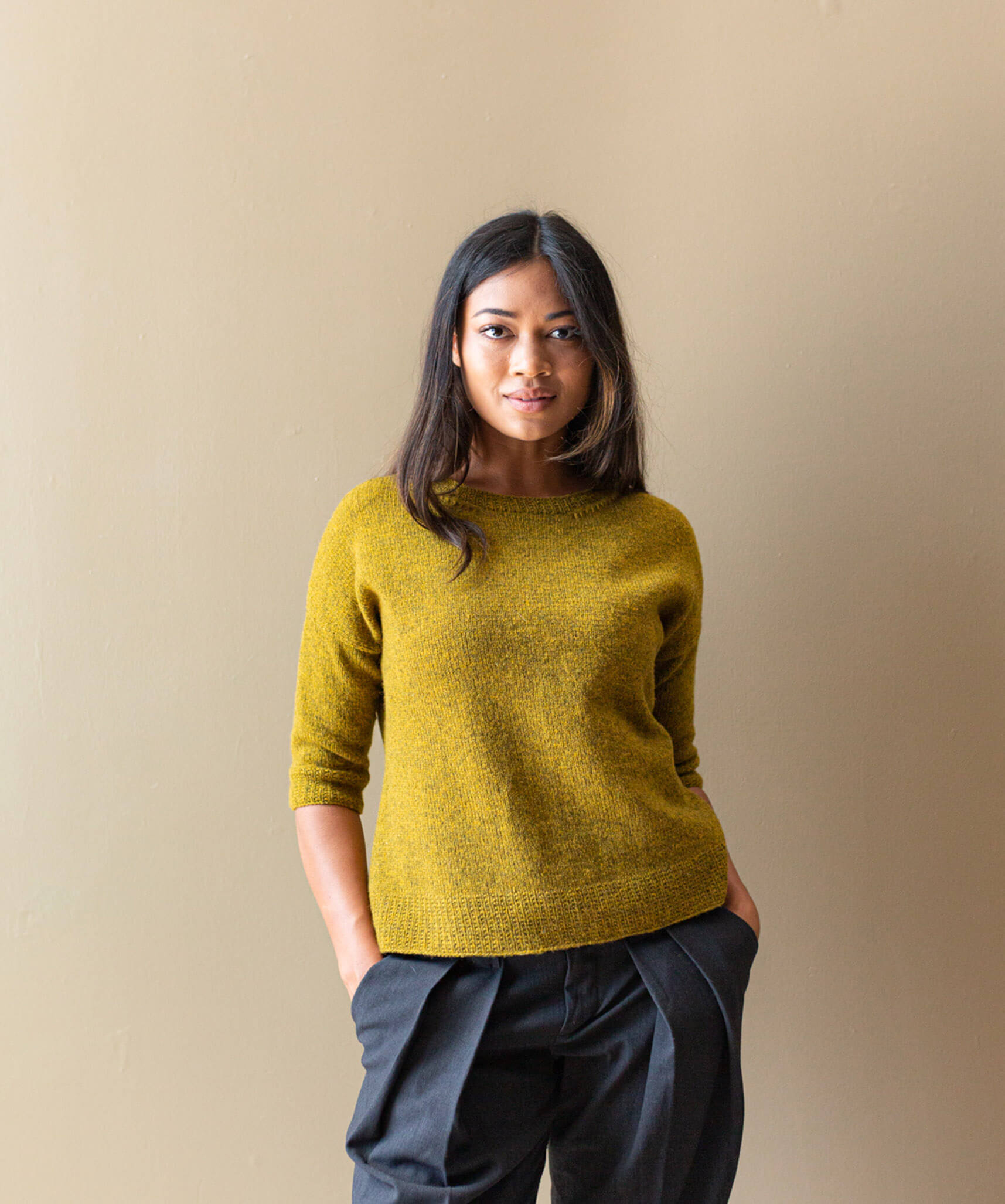 Box Pullover Handknit Design Sample Brooklyn Tweed