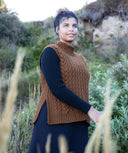 Chenier Sweater Vest | Knitting Pattern by Fiona Alice