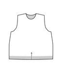 Chenier Sweater Vest | Knitting Pattern by Fiona Alice - Schematic