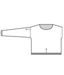 Dunstan Pullover | Knitting Pattern by Isabelle Ryan - Schematic
