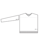 Ecola Pullover | Knitting Pattern by Jennifer Brou - Schematic