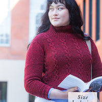 Edelin Cabled Pullover | Knitting Pattern by Shayla Crowel