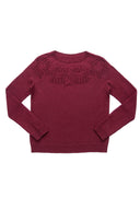 Laceleaf Pullover | Knitting Pattern by Alejandra Graterol