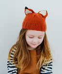 Fawn and Fox Hats | Knitting Pattern by Olya Mikesh