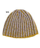 First Brioche Hat | Beginner Knitting Pattern | BT by Brooklyn Tweed - Flat (wrong side)