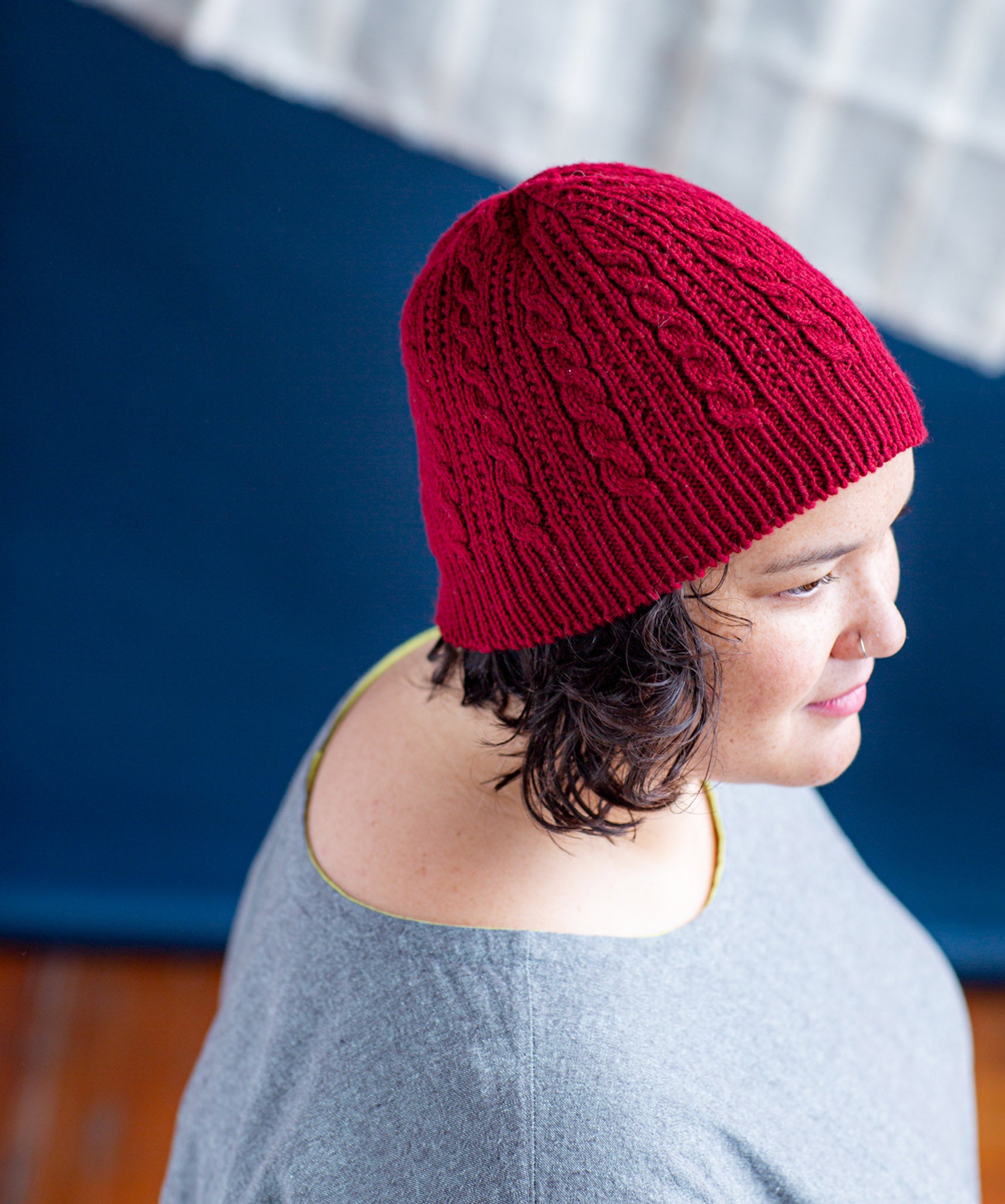 Knitting Pattern 244 for Travis Cabled Hat