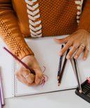 Maybeck Pullover | Knitting Pattern by Ksenia Naidyon - modeled, arm