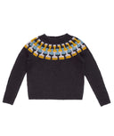 Modine Children's Sweater | Knitting Pattern by Paula Pereira - Flat