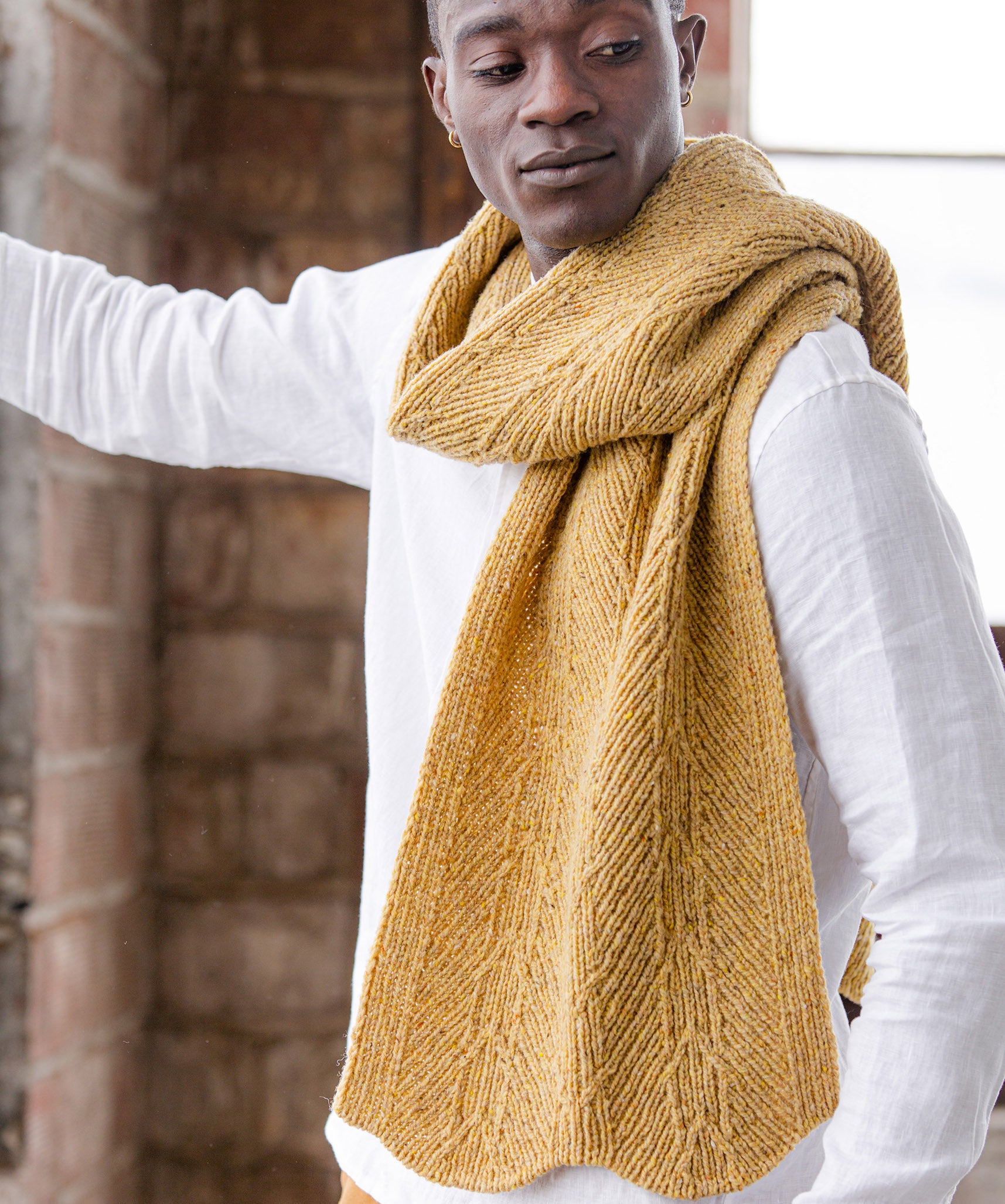 Nourse Scarf Knitting Pattern by Emily Greene Brooklyn Tweed