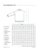 Skeppa Pullover | Knitting Pattern by Vibe Ulrik Sondergaard Schematic Sizing