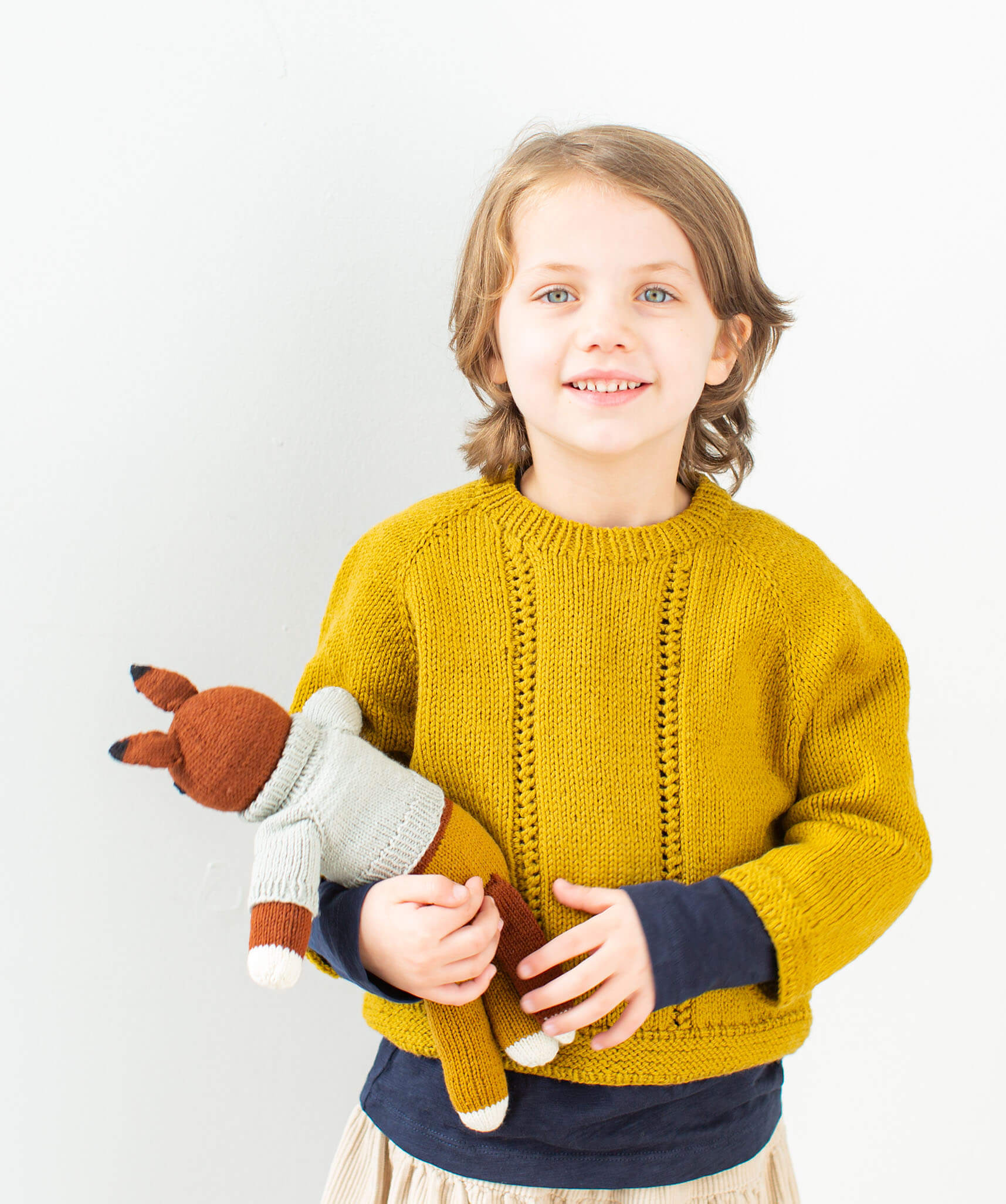 Thisby Children's Sweater | Knitting Pattern by Orlane