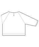 Thisby Children's Sweater | Knitting Pattern by Orlane Sucche - Schematic