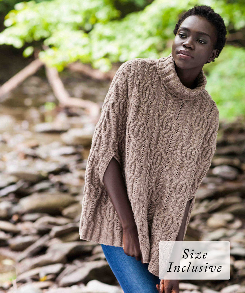 ANNIE'S SIGNATURE DESIGNS: Forevermore Poncho Knit Pattern