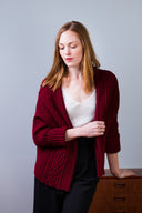 Akiko Cardigan | Knitting Pattern by Yoko Hatta