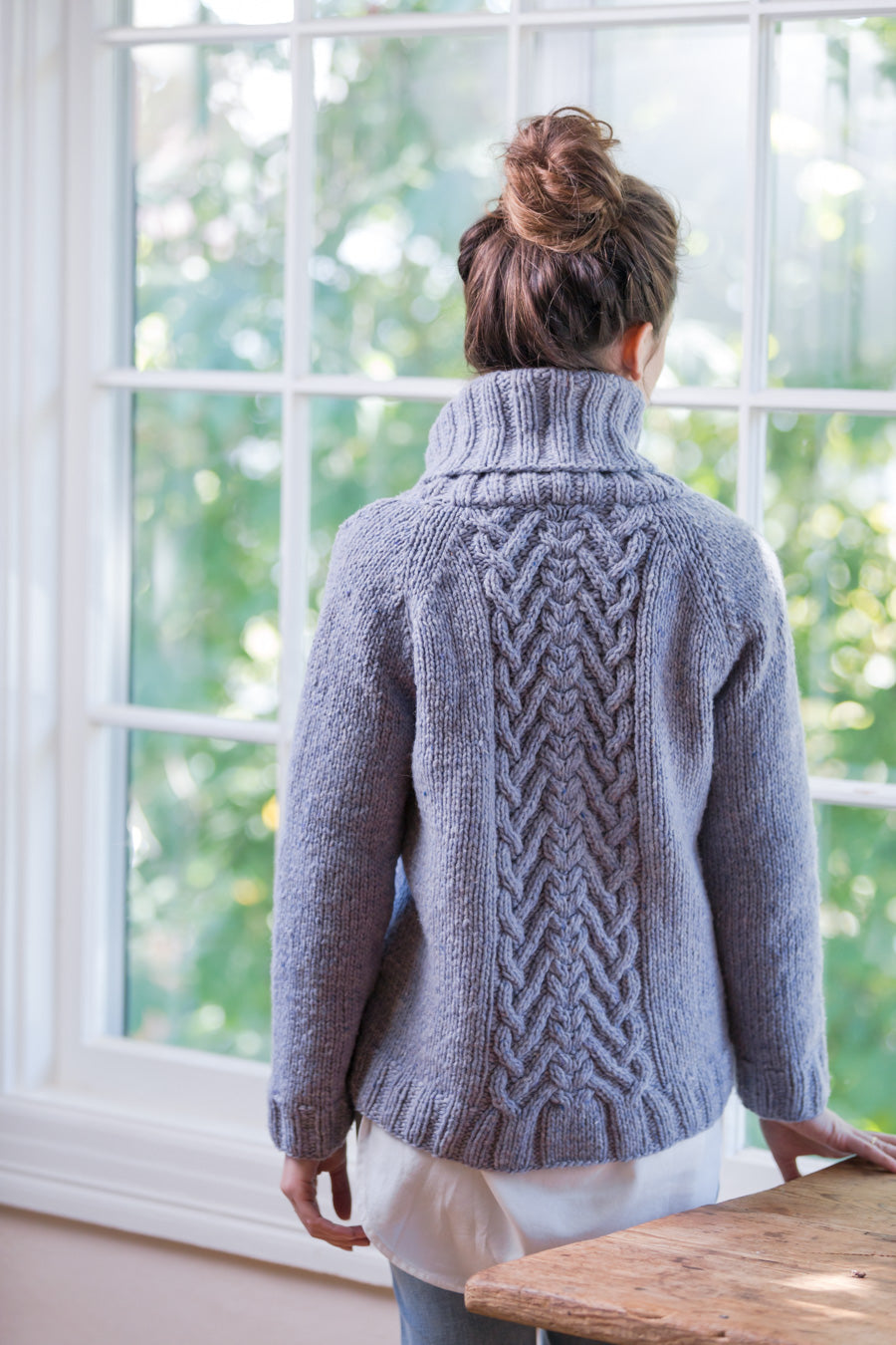 Tweed | Brooklyn Michele | by Knitting Pattern Bingham Pullover Wang