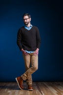 Brighton (For Him) Pullover | Knitting Pattern by Véronik Avery