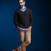 Brighton (For Him) Pullover | Knitting Pattern by Véronik Avery