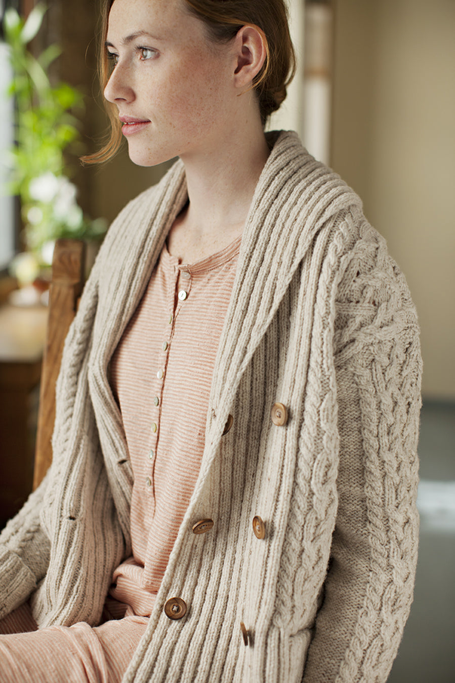 Exeter Cardigan Knitting Pattern by Michele Wang Brooklyn Tweed
