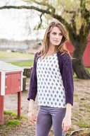 Fleur Shrug | Knitting Pattern by Yoko Hatta