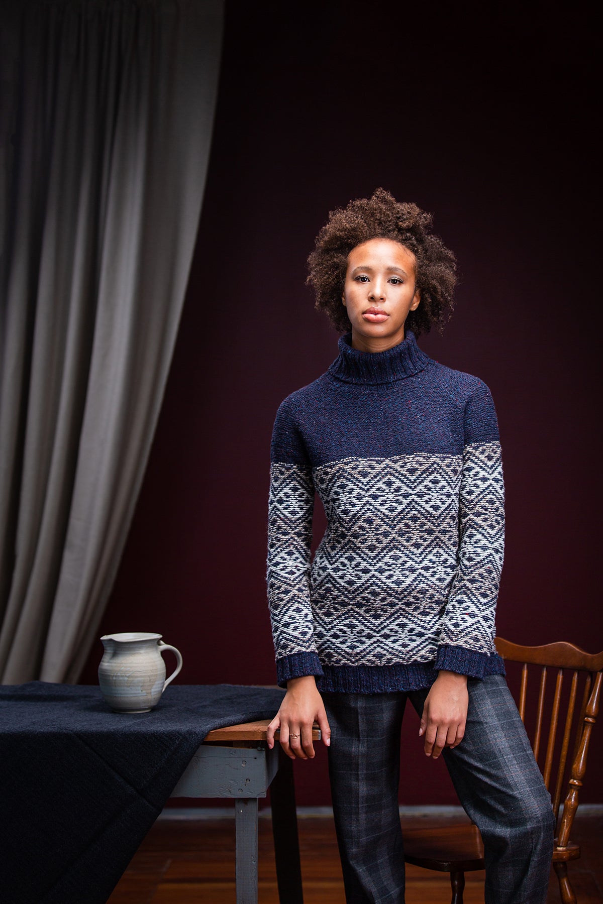 Florin Pullover, Knitting Pattern by Véronik Avery