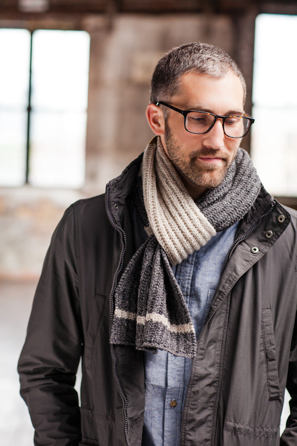 Men's Light Fisherman´s Rib Scarf