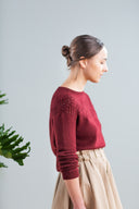 Laceleaf Pullover | Knitting Pattern by Alejandra Graterol