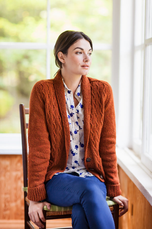 Little Wave Cardigan | Knitting Pattern by Gudrun Johnston