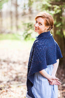 Moon & Stars Shawl | Knitting Pattern by Shui Kuen Kozinski