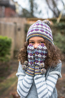 Pinwheel Hat & Mittens | Knitting Pattern by Véronik Avery
