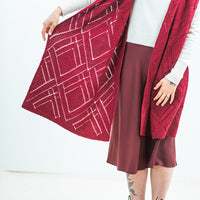 Refract Scarf & Wrap | Knitting Pattern by Emily Greene