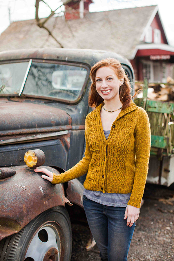 Reverb Cardigan | Knitting Pattern by Tanis Lavallée