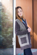 Rivet Cardigan | Knitting Pattern by Ann Klimpert