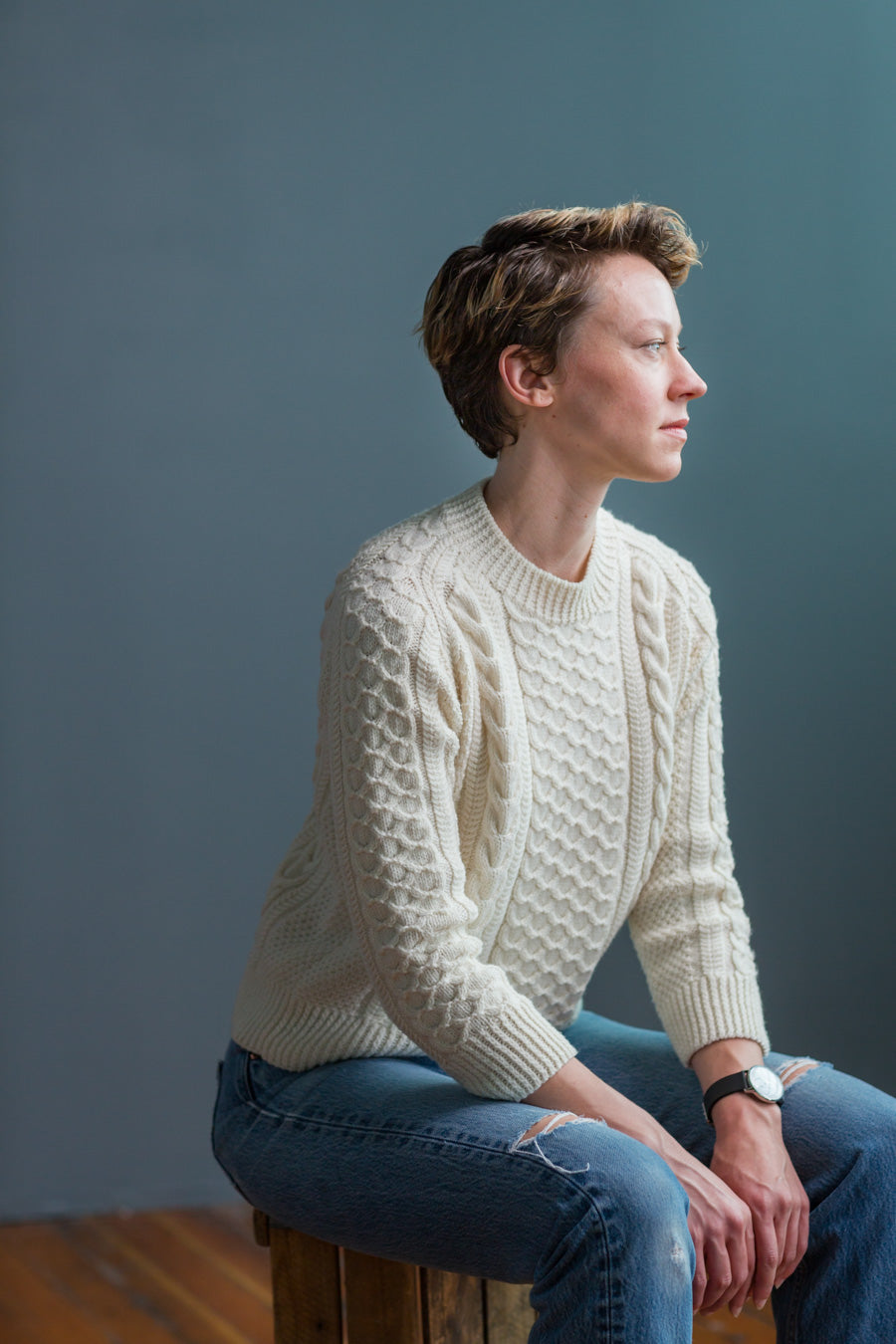 Svenson (Shaped) Pullover | Knitting Pattern by Jared Flood