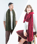 Refract Scarf & Wrap | Knitting Pattern by Emily Greene
