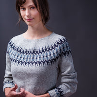 Voe Pullover | Knitting Pattern by Gudrun Johnston