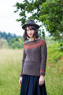 Voe Pullover | Knitting Pattern by Gudrun Johnston