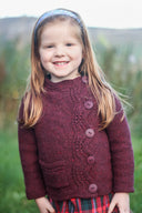 Wee Levenwick Cardigan | Knitting Pattern by Gudrun Johnston
