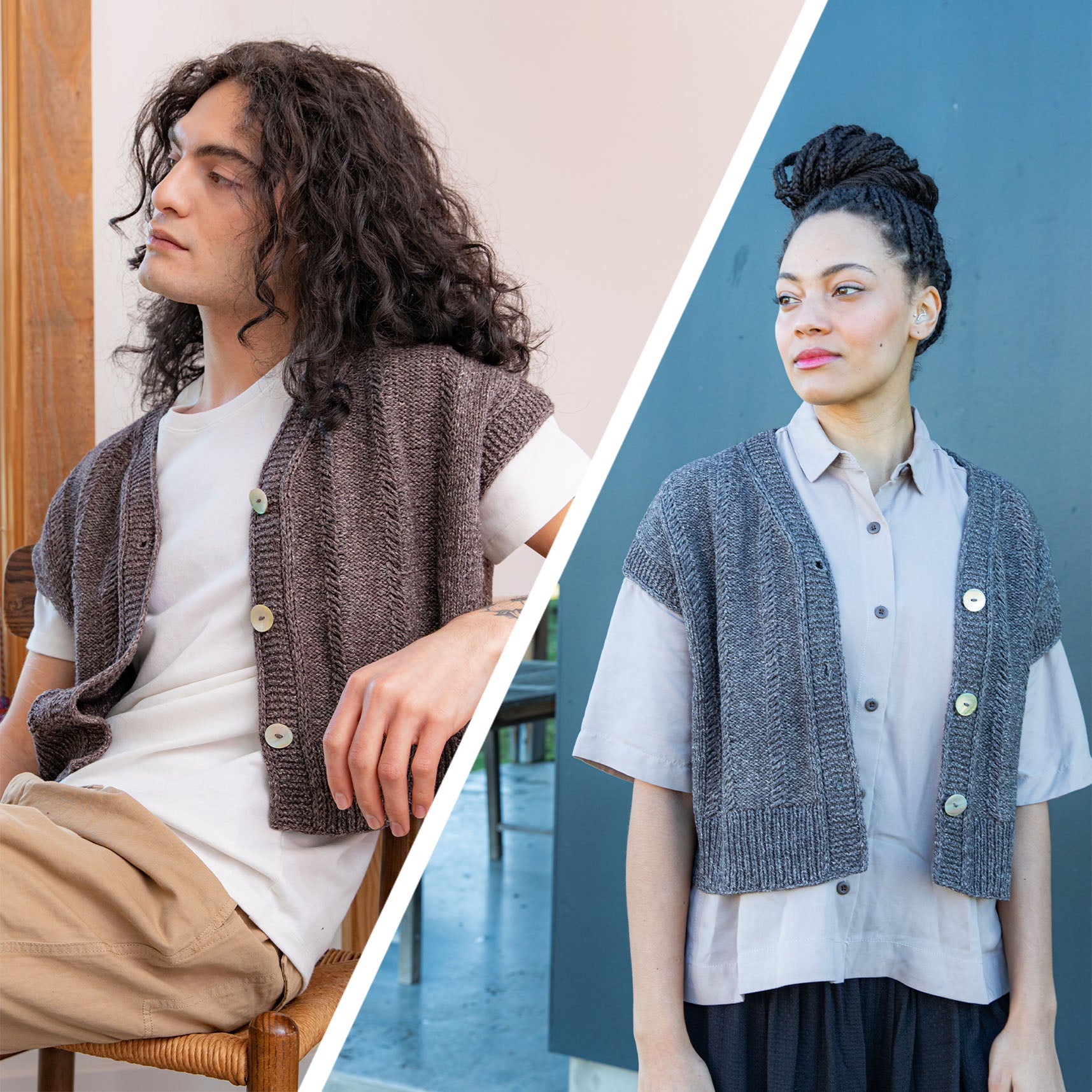 Ashfork Vest | Knitting Pattern by Aude Martin | Brooklyn Tweed