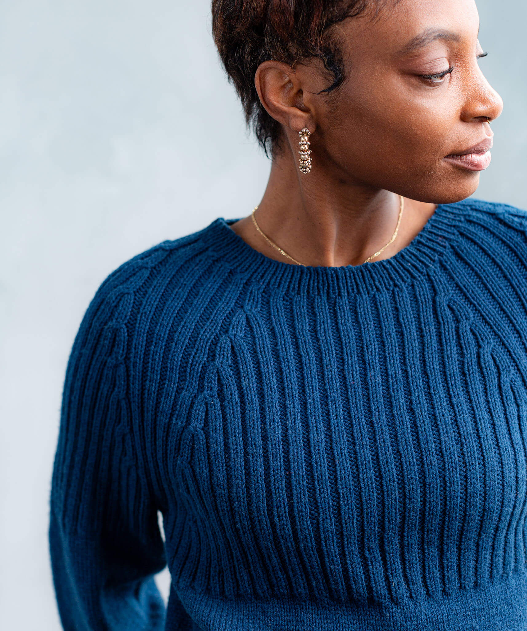 Big Rib Raglan Pullover | Knitting Pattern by Jared Flood